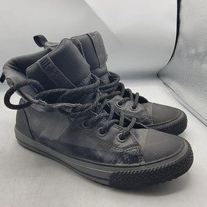 Converse Chuck Taylor Kids 4 Black Boots Storm Wind Casual School 650007C